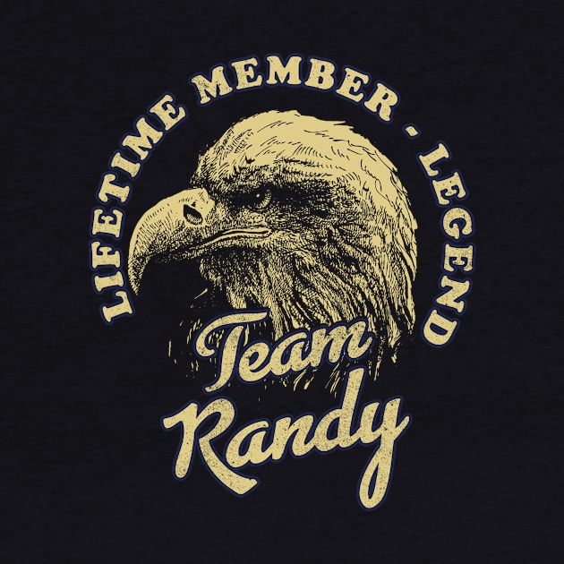 Randy Name - Lifetime Member Legend - Eagle by Stacy Peters Art